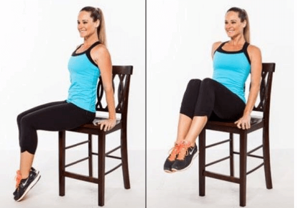 exercício na cadeira para ter barriga lisa expert fitness